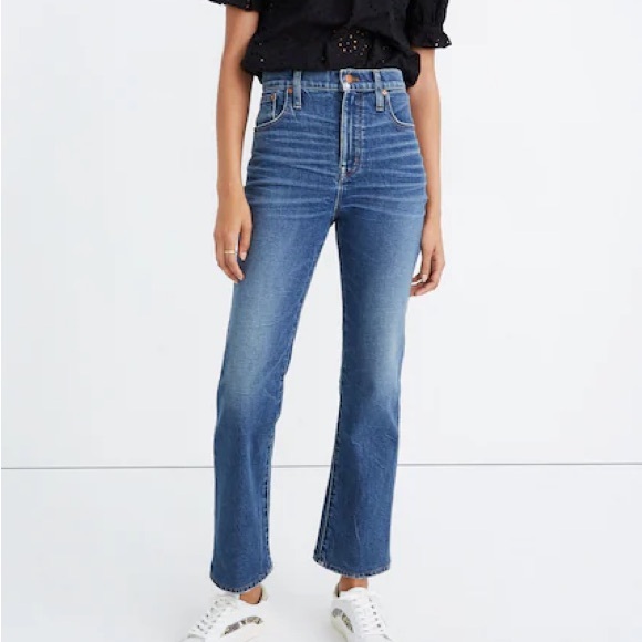Madewell Slim Demi-Boot Jeans in Sundale Wash, Size 29 Petite - Picture 1 of 9